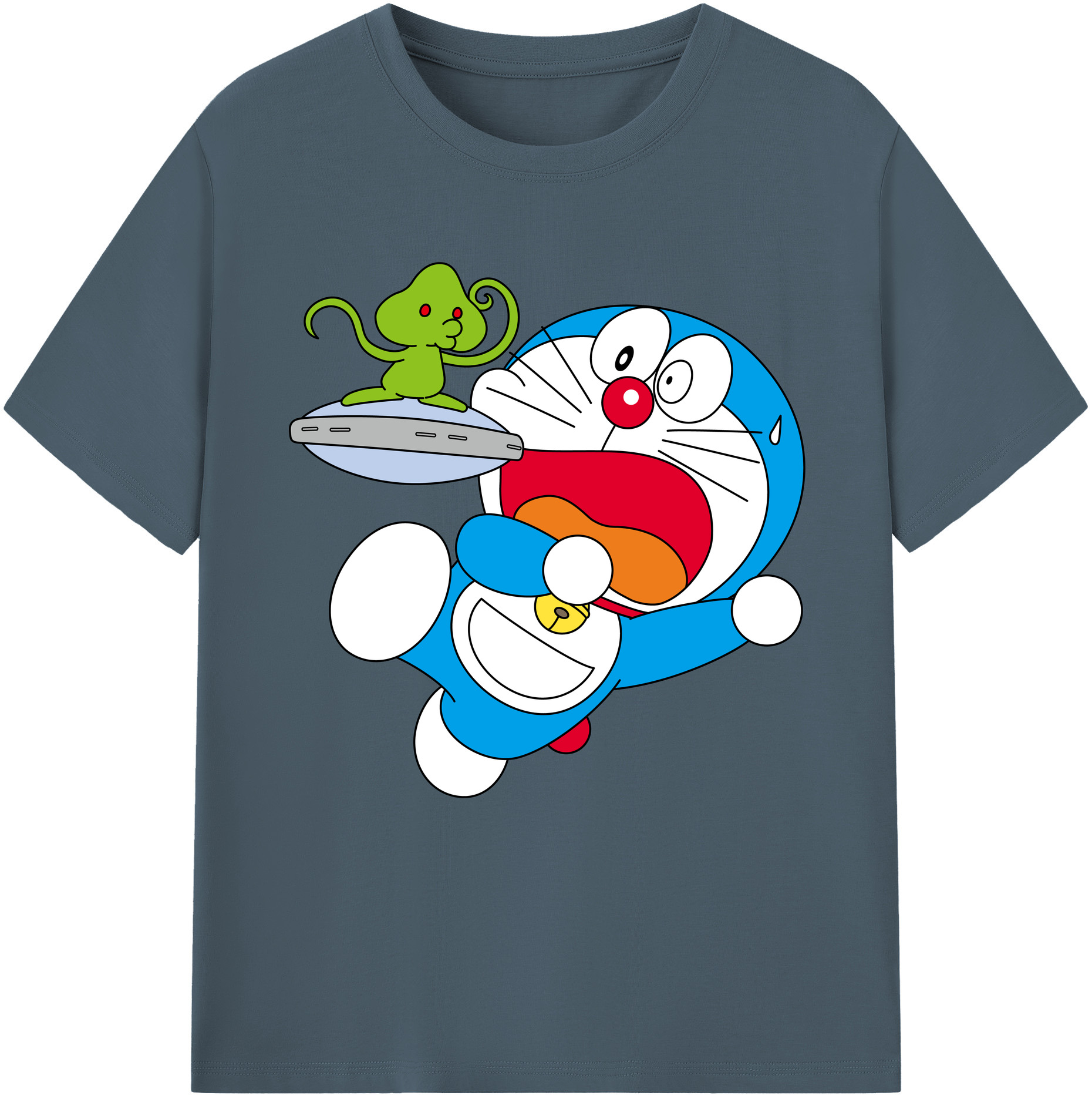 （画像用） ドラえもん Doraemon 綿100％半袖Tシャツ（フロントプリント）